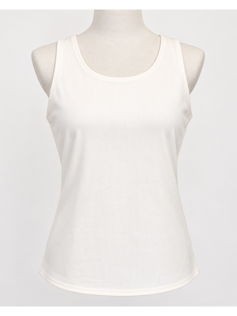 32 Degrees Cool Women’s White Ribbed Tank Top Size XL Sleeveless Stretch